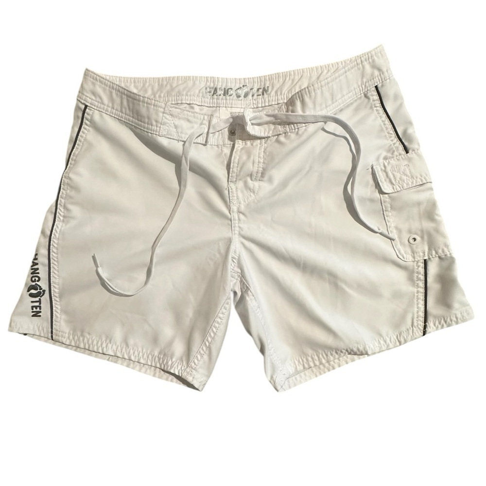 Hang Ten women’s white polyester shorts,size 5. - Picture 4 of 11